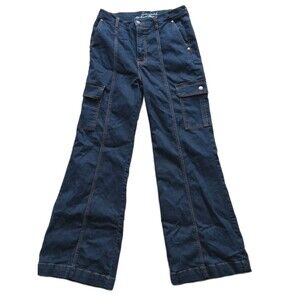 Gloria Vanderbilt Sz 6 Womens Amanda Blue Jeans Pocket Denim Button Zip Pockets